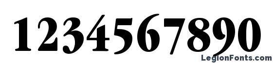 Шрифт GarryMondrianCond7 ExtraBoldSH, Шрифты для цифр и чисел