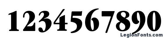 GarryMondrianCond8 UltraSH Font, Number Fonts