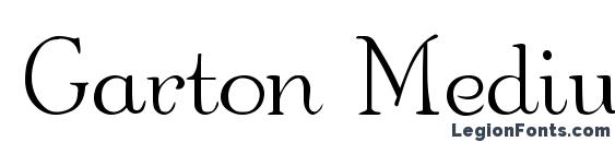 Garton Medium Font