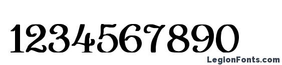 Garton regular bold Font, Number Fonts