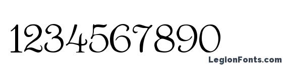 Garton regular Font, Number Fonts