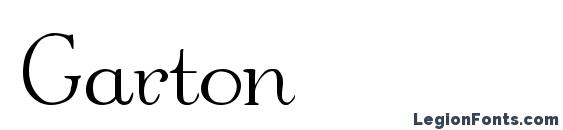 Garton font, free Garton font, preview Garton font