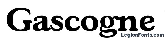 Gascogne bold font, free Gascogne bold font, preview Gascogne bold font