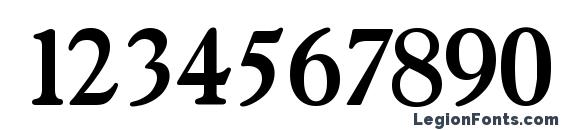 Gascogne medium Font, Number Fonts