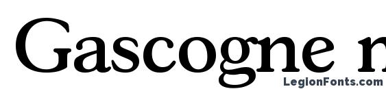 Gascogne medium font, free Gascogne medium font, preview Gascogne medium font
