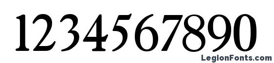 Gascogne regular Font, Number Fonts