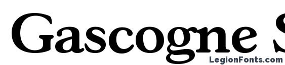 Gascogne Serial Bold DB Font, Free Fonts