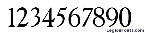 GascogneSerial Light Regular Font, Number Fonts