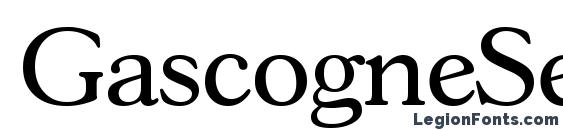 шрифт GascogneSerial Regular, бесплатный шрифт GascogneSerial Regular, предварительный просмотр шрифта GascogneSerial Regular