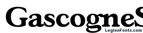 GascogneSerial Xbold Regular font, free GascogneSerial Xbold Regular font, preview GascogneSerial Xbold Regular font