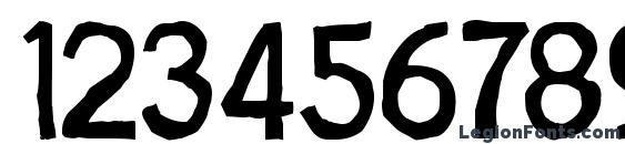 Gasoline Font, Number Fonts