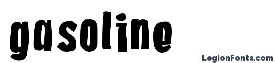 Gasoline font, free Gasoline font, preview Gasoline font