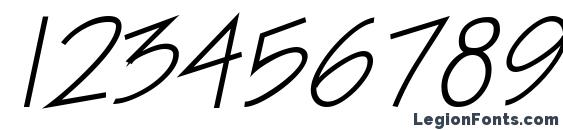 Gasparillassk bolditalic Font, Number Fonts