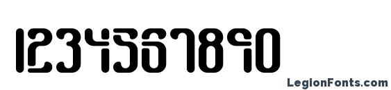 Gather Gapped BRK Font, Number Fonts