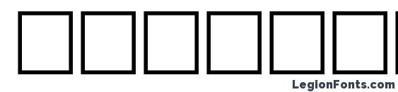 Gaunt regular Font, Number Fonts