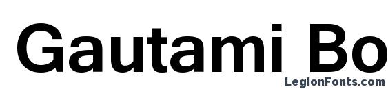 Gautami Bold font, free Gautami Bold font, preview Gautami Bold font
