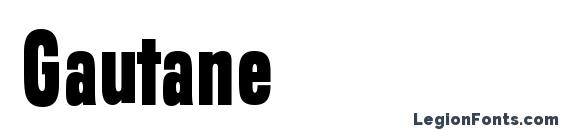 шрифт Gautane, бесплатный шрифт Gautane, предварительный просмотр шрифта Gautane