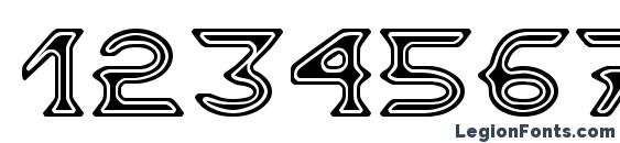 Gawain Font, Number Fonts