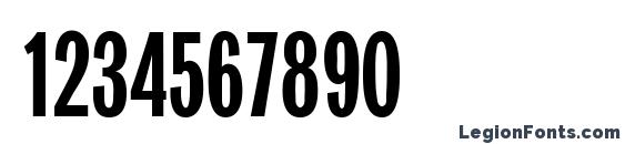 Шрифт Gazetasansc, Шрифты для цифр и чисел