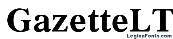 GazetteLTStd Bold font, free GazetteLTStd Bold font, preview GazetteLTStd Bold font