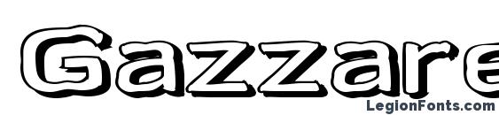 шрифт Gazzarel, бесплатный шрифт Gazzarel, предварительный просмотр шрифта Gazzarel