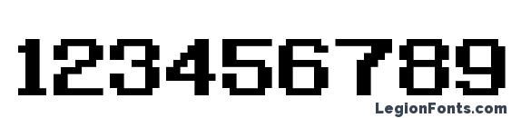 Gbb Font, Number Fonts