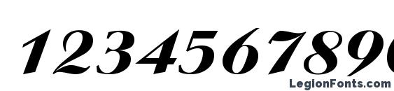 GE Arista Font, Number Fonts