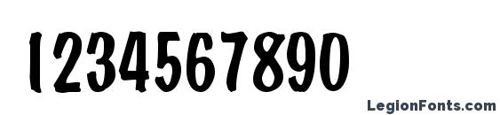 GE Brandy Font, Number Fonts