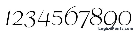 Ge coterie script normal Font, Number Fonts