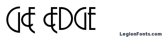 GE Edge Font