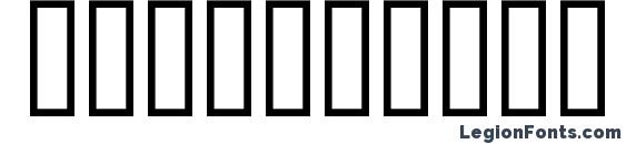 GE Egyptian Art Font, Number Fonts