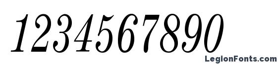 GE Esmeralda Font, Number Fonts