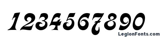 GE Fleet Font, Number Fonts