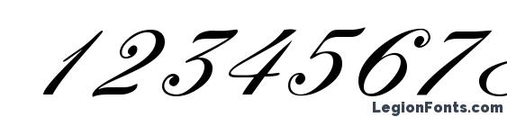 GE Fleurish Font, Number Fonts