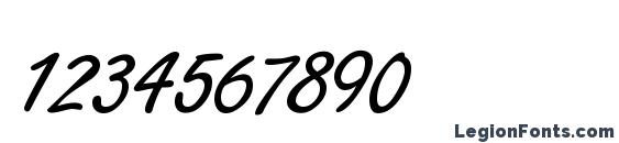 GE Freelancer Font, Number Fonts