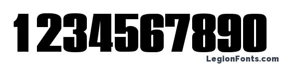 GE Headline Font, Number Fonts