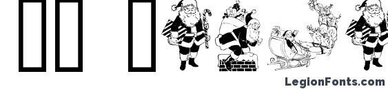 GE Santa Claus Font, Icons Fonts