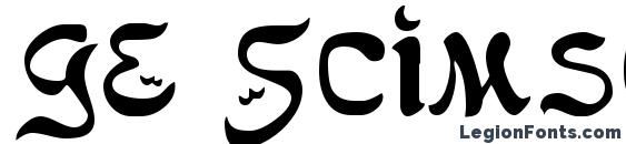 GE Scimscript Font