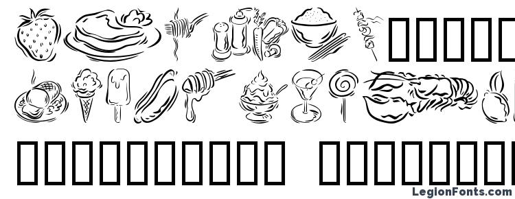 glyphs GE Stylized Foods font, сharacters GE Stylized Foods font, symbols GE Stylized Foods font, character map GE Stylized Foods font, preview GE Stylized Foods font, abc GE Stylized Foods font, GE Stylized Foods font