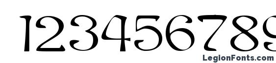 GE Time Warp Caps Font, Number Fonts