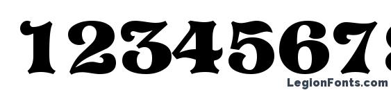 GE Tree Trunk Font, Number Fonts