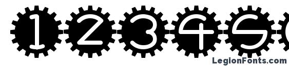 GearBox Font, Number Fonts