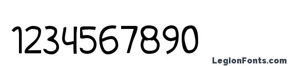 Geeker thin Font, Number Fonts