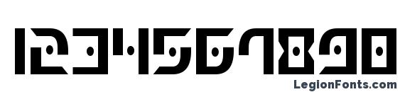 Generation Nth Condensed Font, Number Fonts