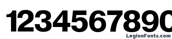 Geneva Font, Number Fonts