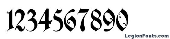 Genzsch Et Heyse Alternate Font, Number Fonts