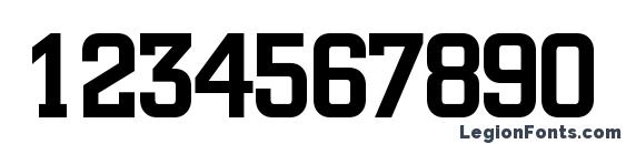 Geo 957 Bold Font, Number Fonts