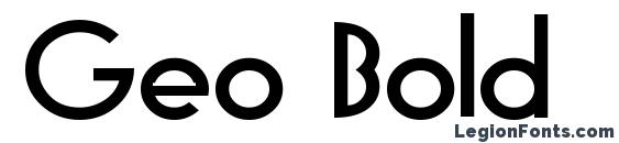 Geo Bold font, free Geo Bold font, preview Geo Bold font
