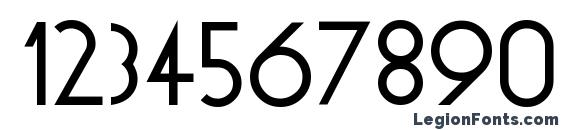 Geo Plain Font, Number Fonts