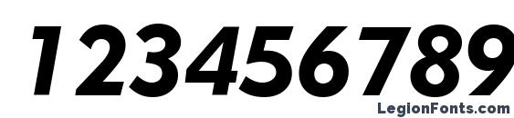 Geo415ki Font, Number Fonts